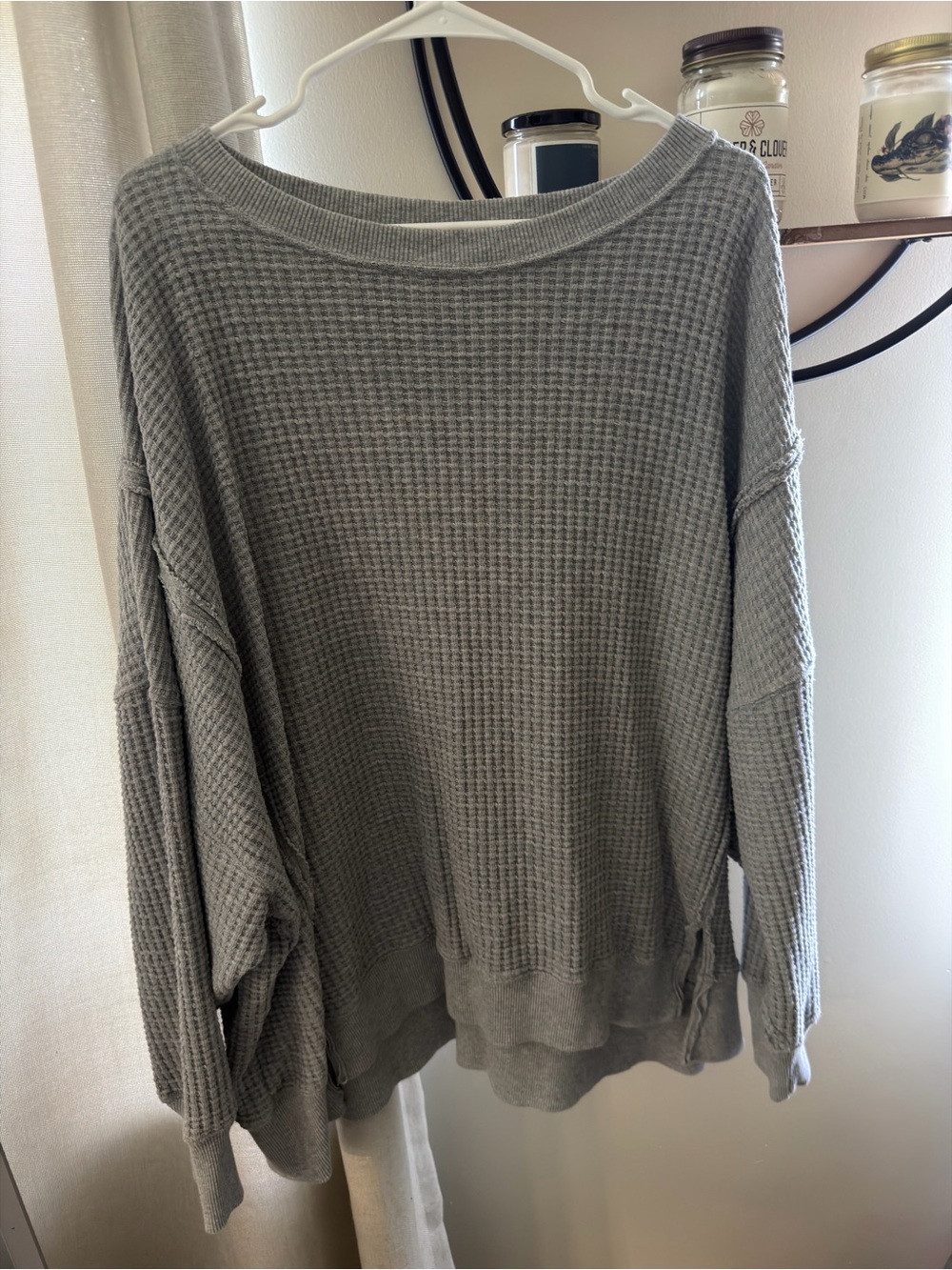 American Eagle Oversized Waffle Knit Women's Sweater